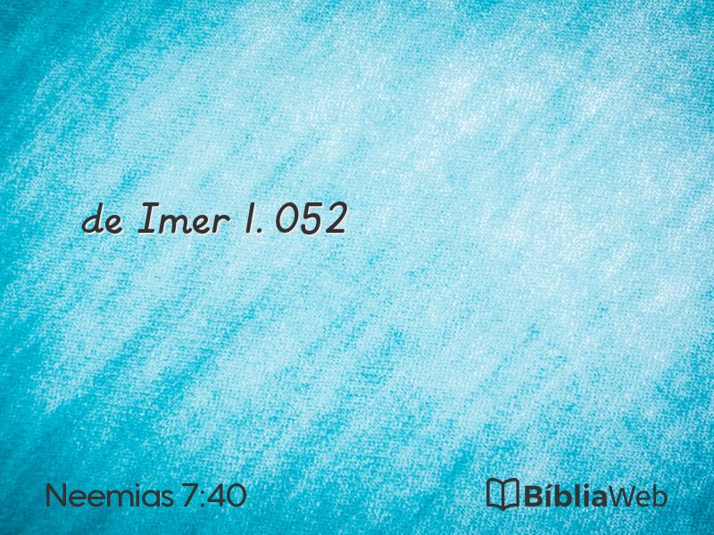 Neemias 7:40 em imagem para compartilhar