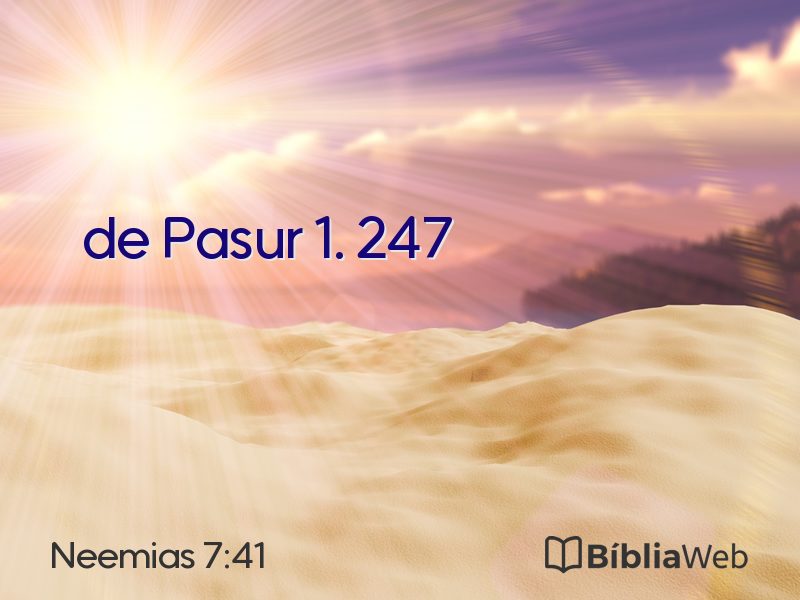 Neemias 7:41 em imagem para compartilhar