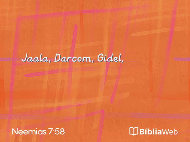Neemias 7:58 em imagem para compartilhar