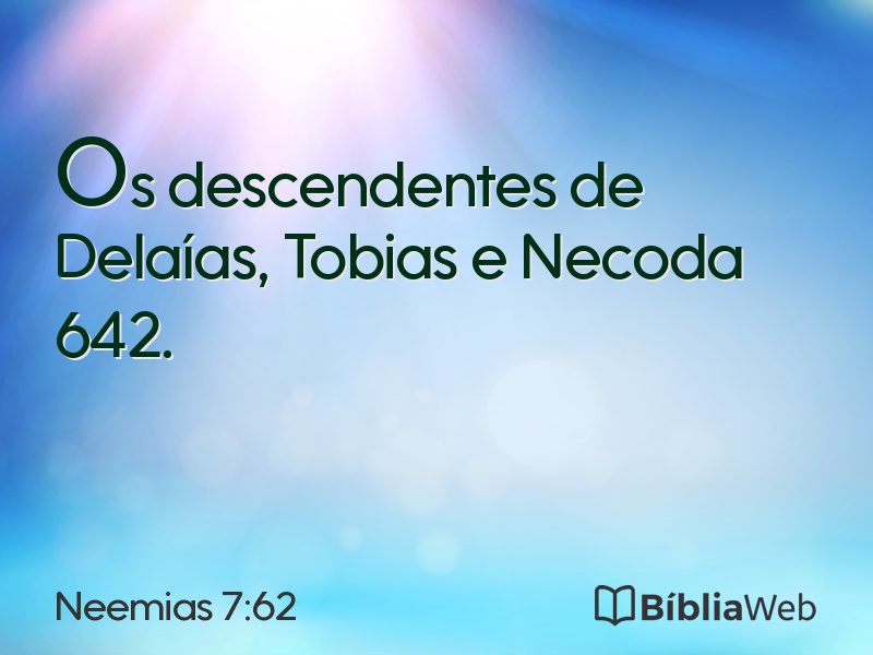 Neemias 7:62 em imagem para compartilhar