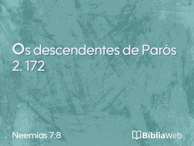 Neemias 7:8 em imagem para compartilhar