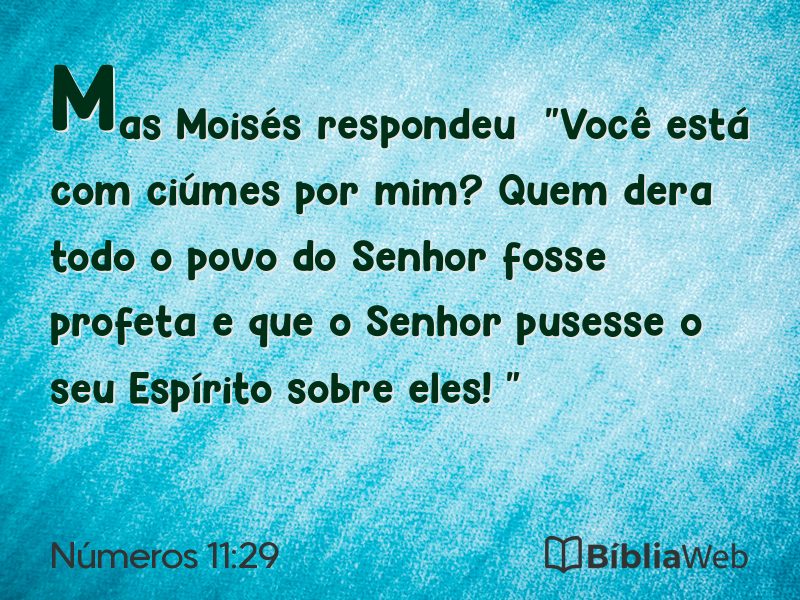 Números 11:29 em imagem para compartilhar