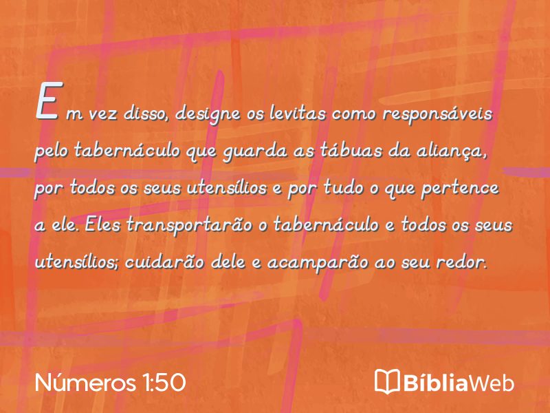 Números 1:50 em imagem para compartilhar