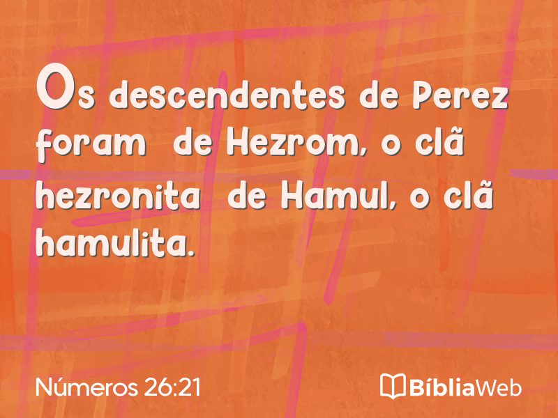 Números 26:21 em imagem para compartilhar