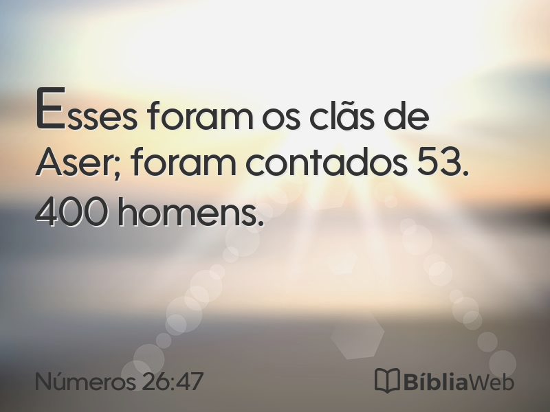 Números 26:47 em imagem para compartilhar