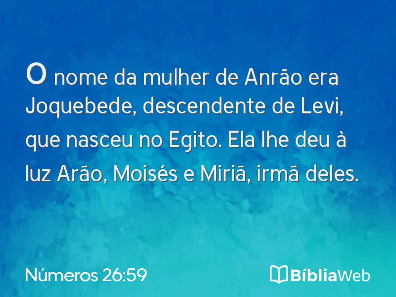 Números 26:59 em imagem para compartilhar