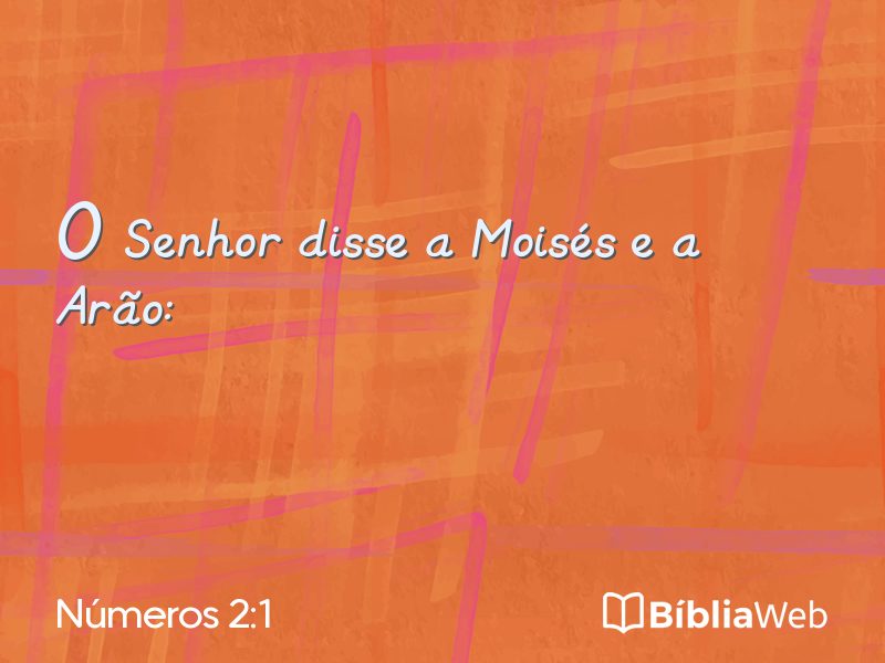 Números 2:1 em imagem para compartilhar