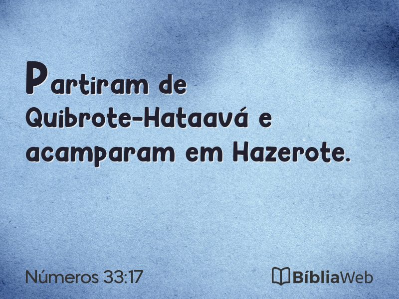 Números 33:17 em imagem para compartilhar