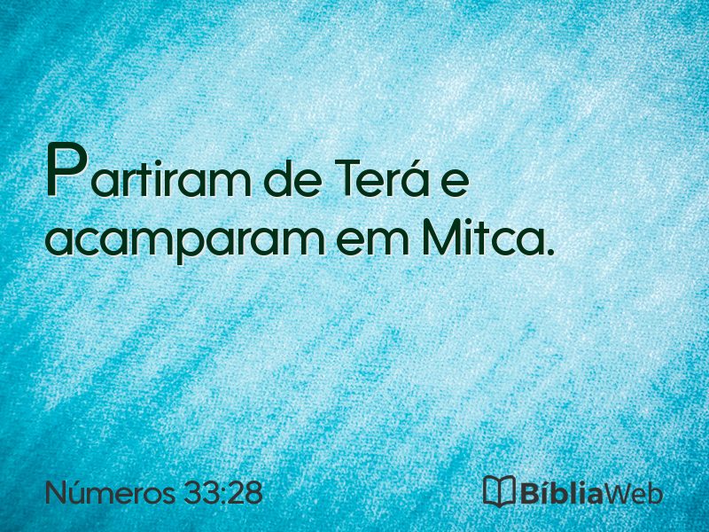 Números 33:28 em imagem para compartilhar