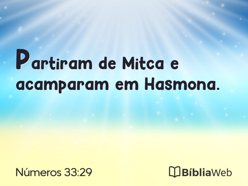 Números 33:29 em imagem para compartilhar