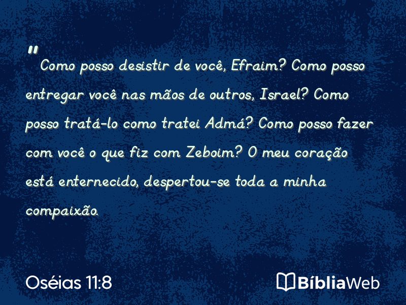 Oséias 11:8 em imagem para compartilhar