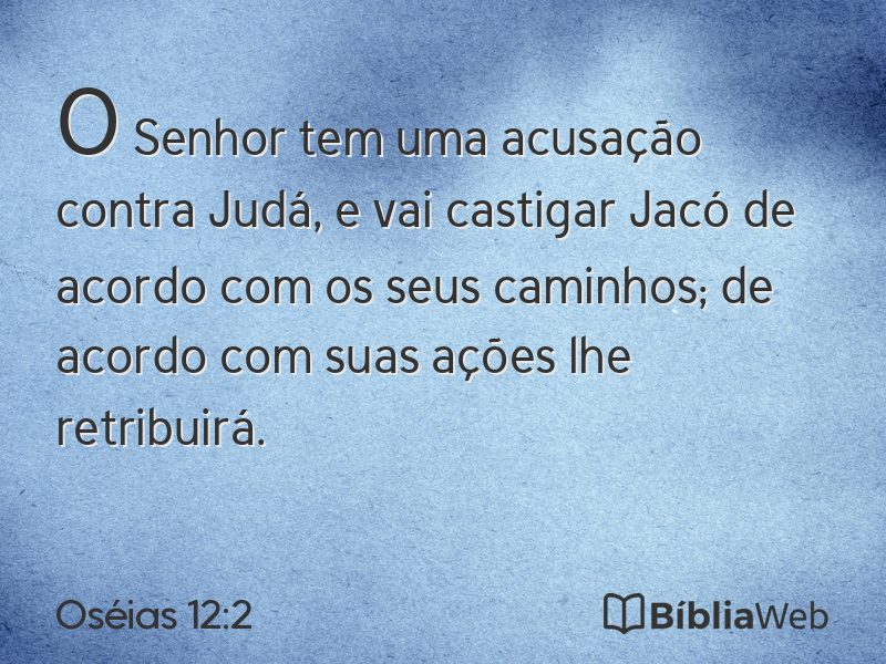 Oséias 12:2 em imagem para compartilhar