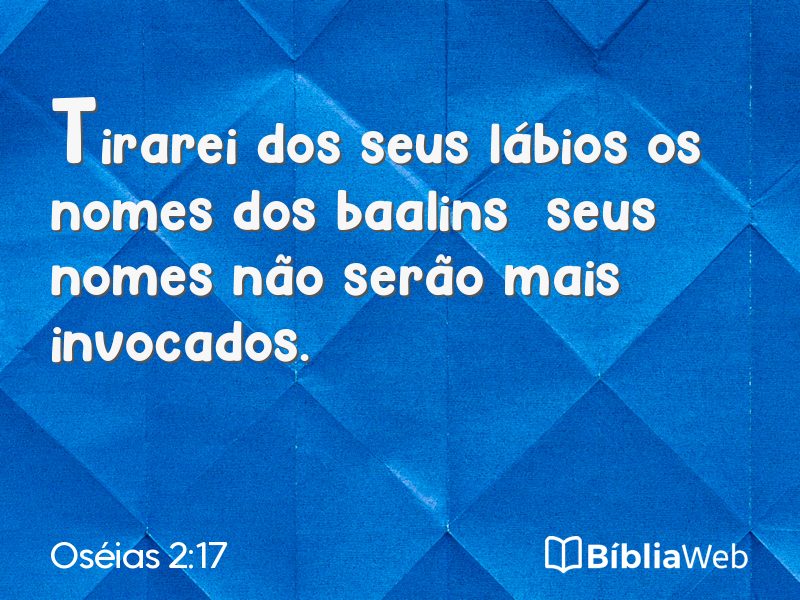Oséias 2:17 em imagem para compartilhar