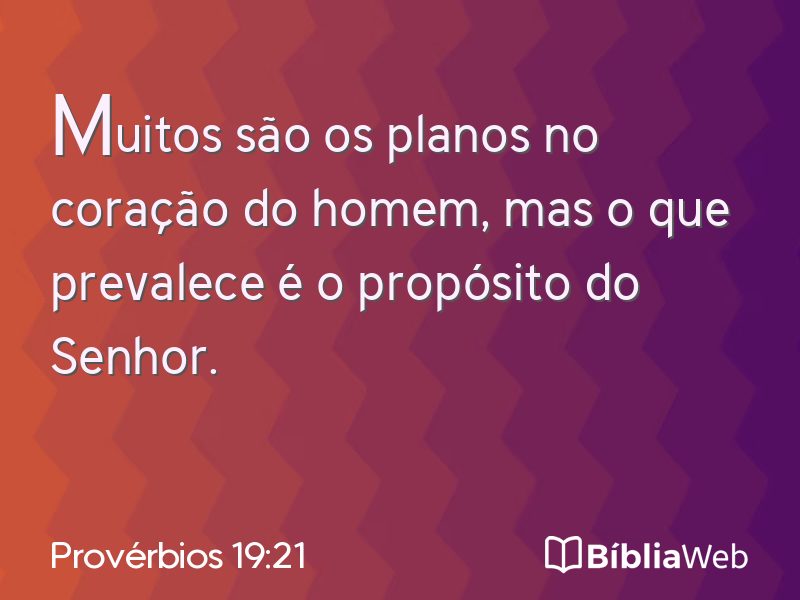 Provérbios 19:21 em imagem para compartilhar