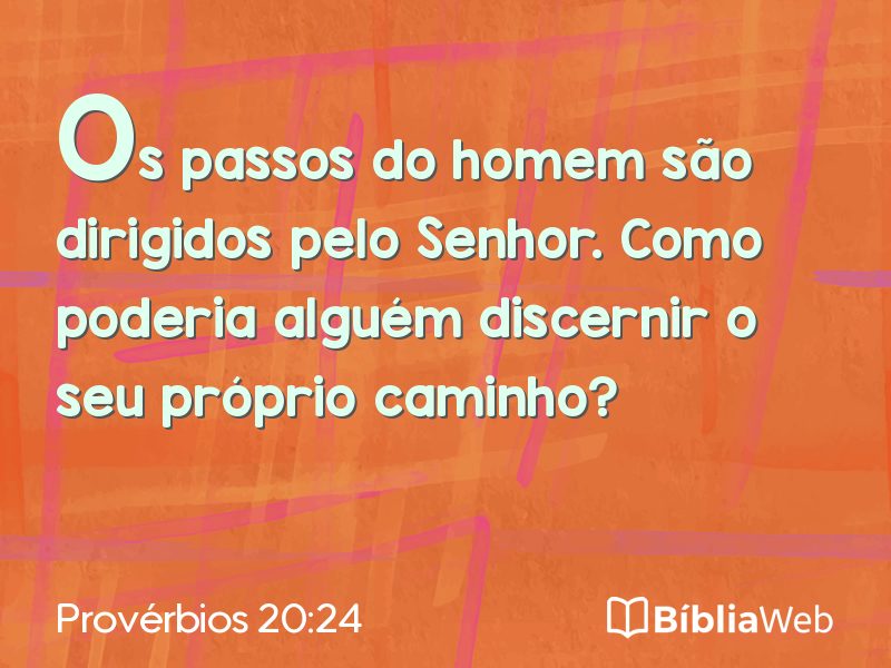 Provérbios 20:24 em imagem para compartilhar