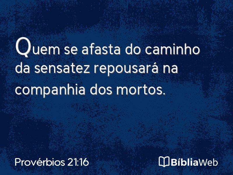 Provérbios 21:16 em imagem para compartilhar