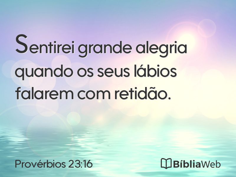 Provérbios 23:16 em imagem para compartilhar