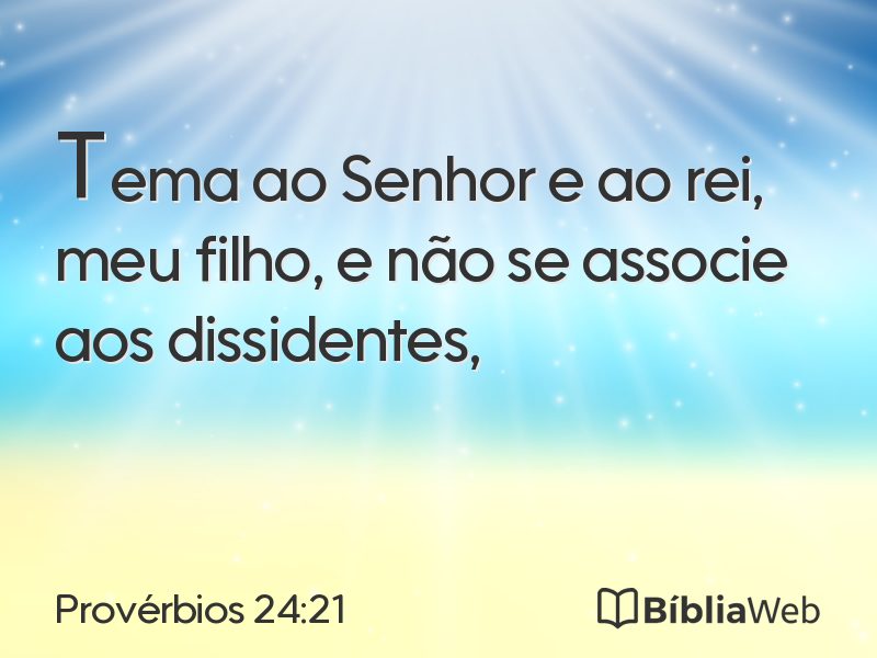 Provérbios 24:21 em imagem para compartilhar
