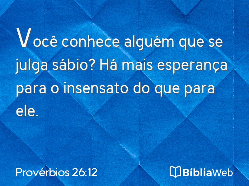Provérbios 26:12 em imagem para compartilhar
