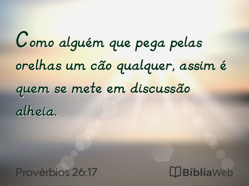 Provérbios 26:17 em imagem para compartilhar