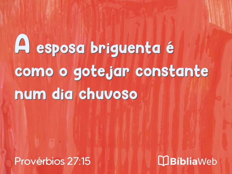 Provérbios 27:15 em imagem para compartilhar