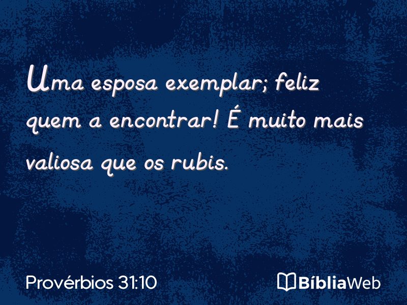 Provérbios 31:10 em imagem para compartilhar