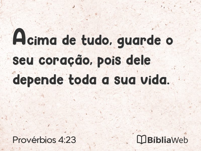 Provérbios 4:23 em imagem para compartilhar