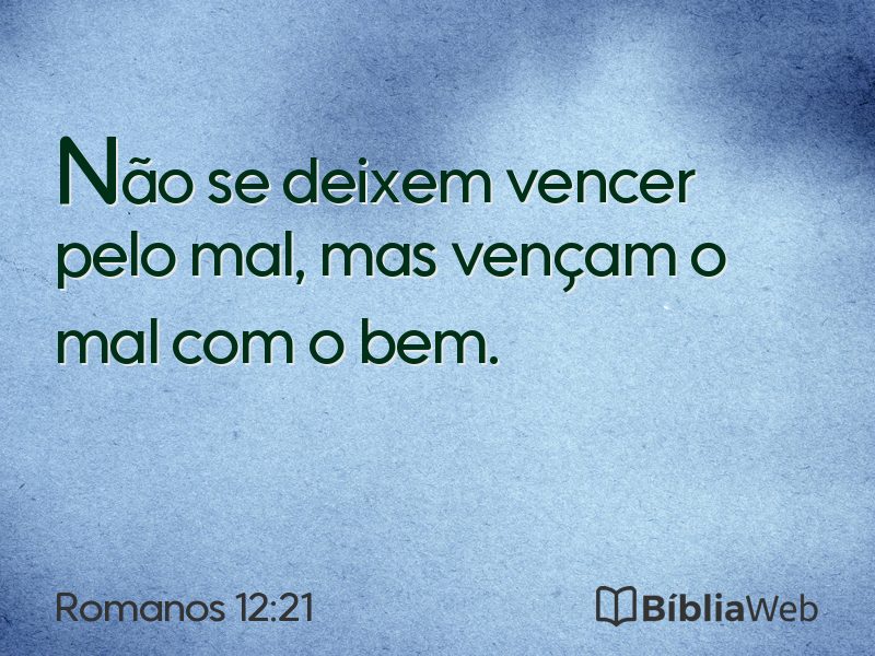 Romanos 12:21 em imagem para compartilhar