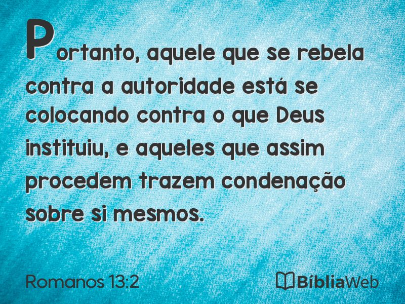 Romanos 13:2 em imagem para compartilhar