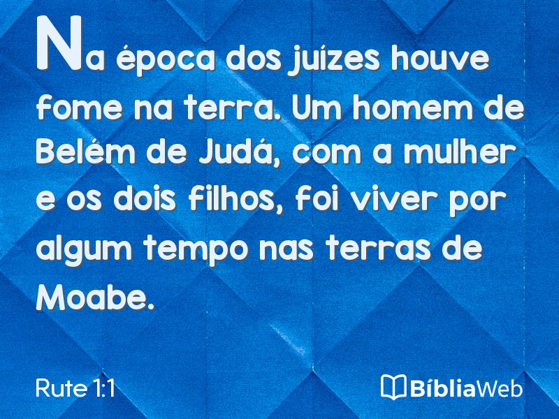 Rute 1:1 em imagem para compartilhar