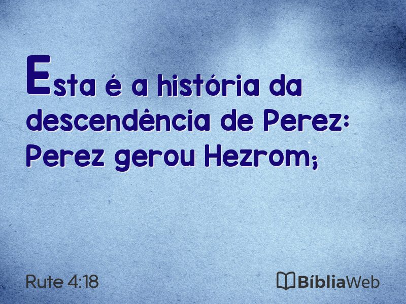 Rute 4:18 em imagem para compartilhar
