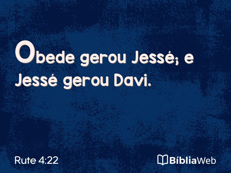 Rute 4:22 em imagem para compartilhar