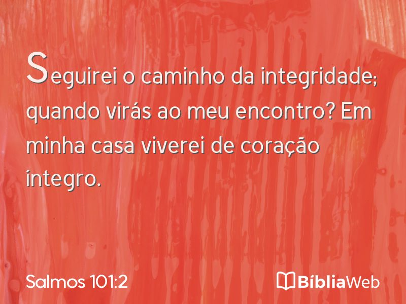 Salmos 101:2 em imagem para compartilhar