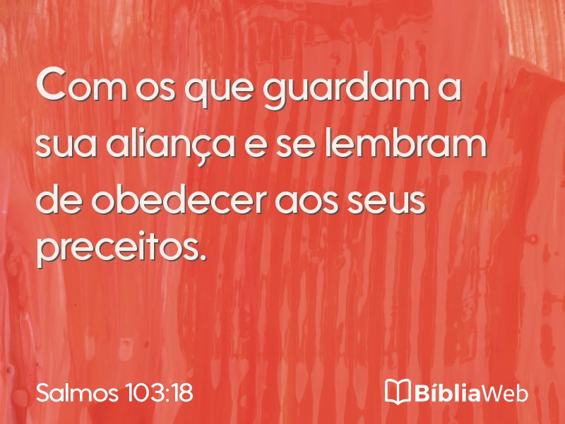 Salmos 103:18 em imagem para compartilhar