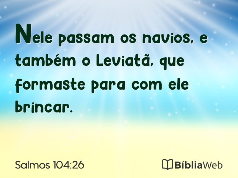Salmos 104:26 em imagem para compartilhar