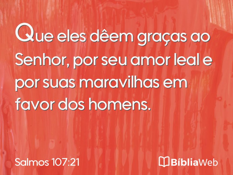 Salmos 107:21 em imagem para compartilhar