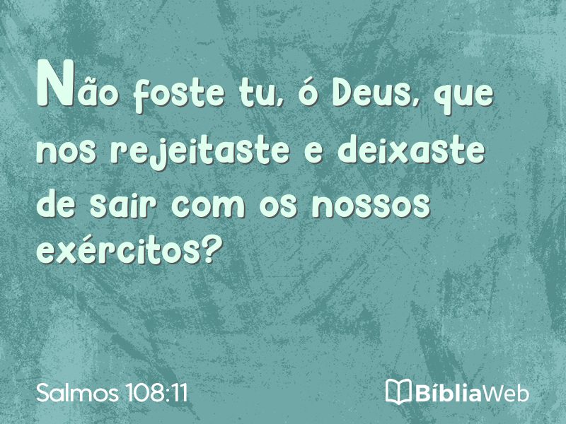 Salmos 108:11 em imagem para compartilhar