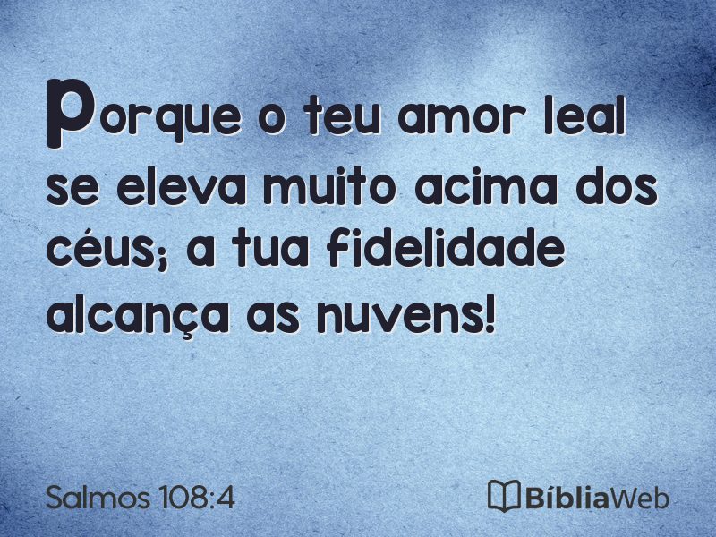 Salmos 108:4 em imagem para compartilhar