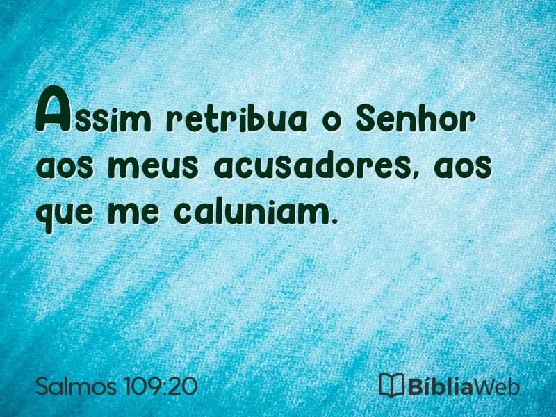 Salmos 109:20 em imagem para compartilhar