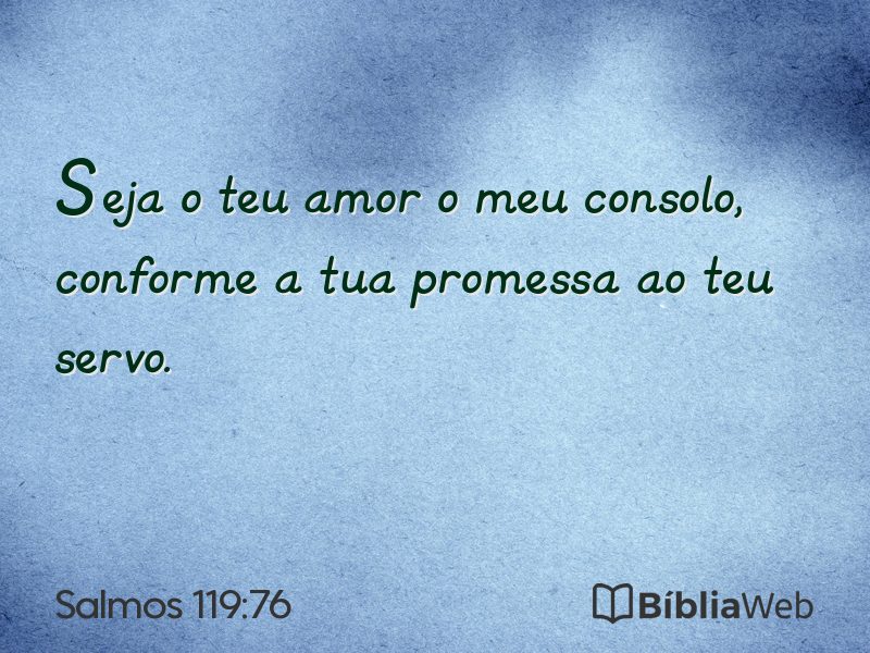 Salmos 119:76 em imagem para compartilhar