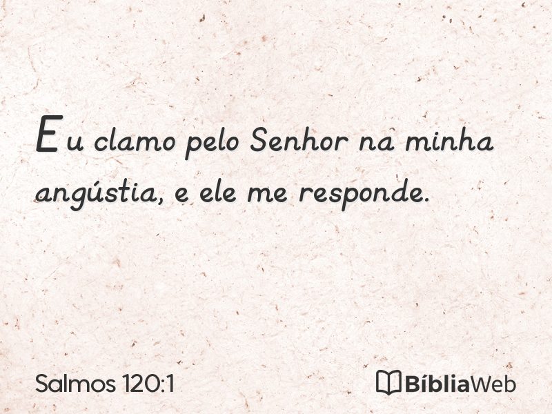 Salmos 120:1 em imagem para compartilhar