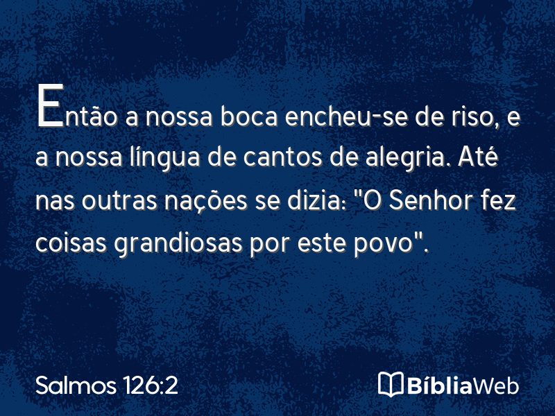 Salmos 126:2 em imagem para compartilhar