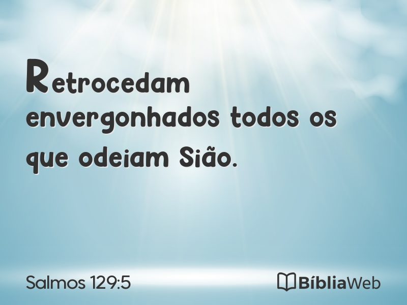 Salmos 129:5 em imagem para compartilhar