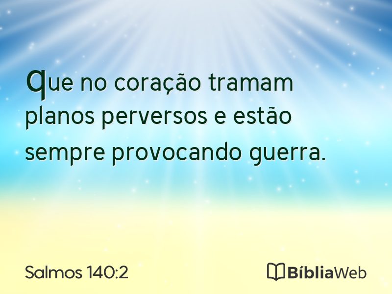 Salmos 140:2 em imagem para compartilhar