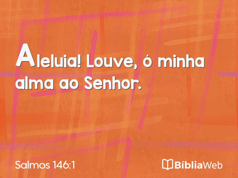 Salmos 146:1 em imagem para compartilhar