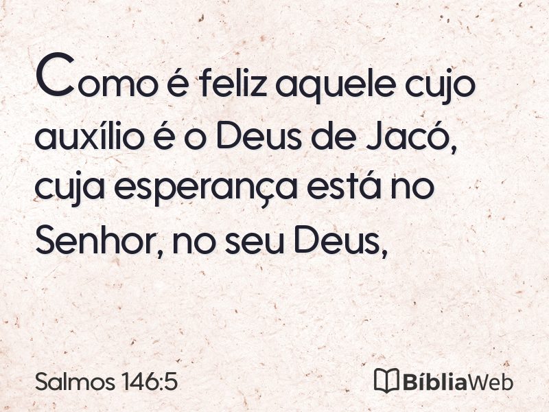 Salmos 146:5 em imagem para compartilhar