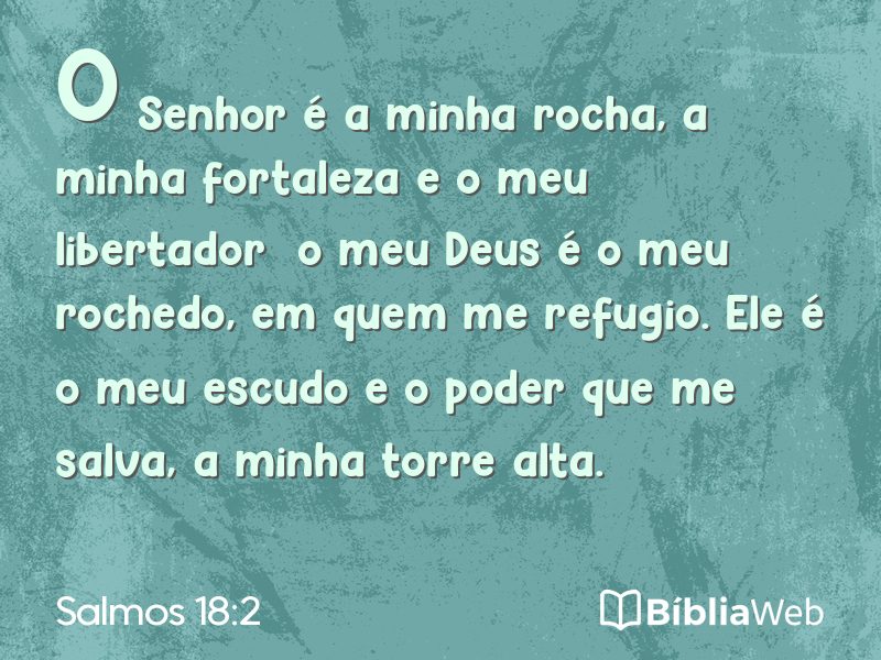 Salmos 18:2 em imagem para compartilhar