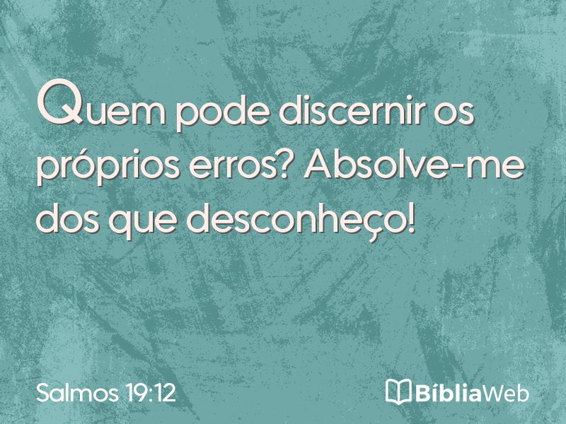 Salmos 19:12 em imagem para compartilhar