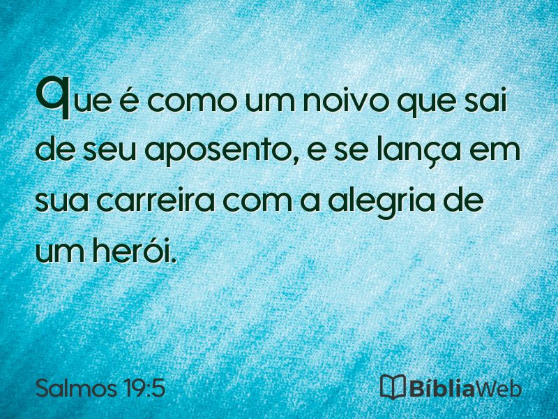 Salmos 19:5 em imagem para compartilhar