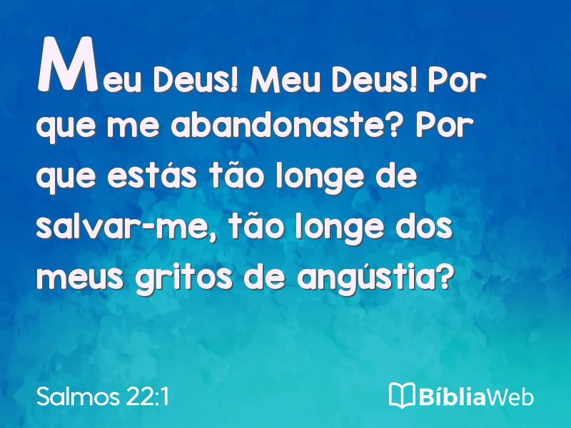 Salmos 22:1 em imagem para compartilhar